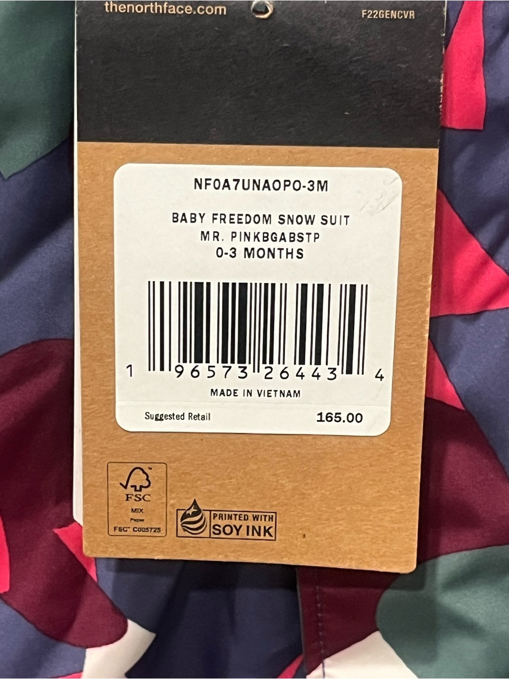 The North Face Infants 0-3 Months Freedom Snow Suit Waterproof Insulated NWT - Picture 3 of 14